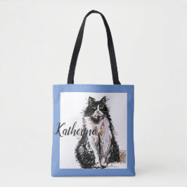 Bolsa Tote Garotas bonitas, Tuxedo Gato, Brincadeiras, Pet Gr