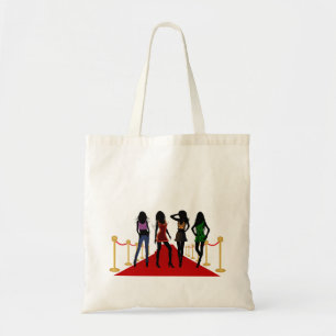 Bolsa Tote Garotas da Moda no Orçamento do Carpete Vermelho
