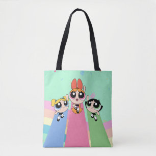 Bolsa Tote Garotas do Powerpuff Voam Alto