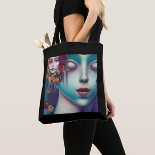 Bolsa Tote Garotas Whimsical Enfrentam Feiticeira Ninfa Toque
