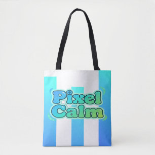 Bolsa Tote Garoto Gamer Anime Fofo Pixel Calmo