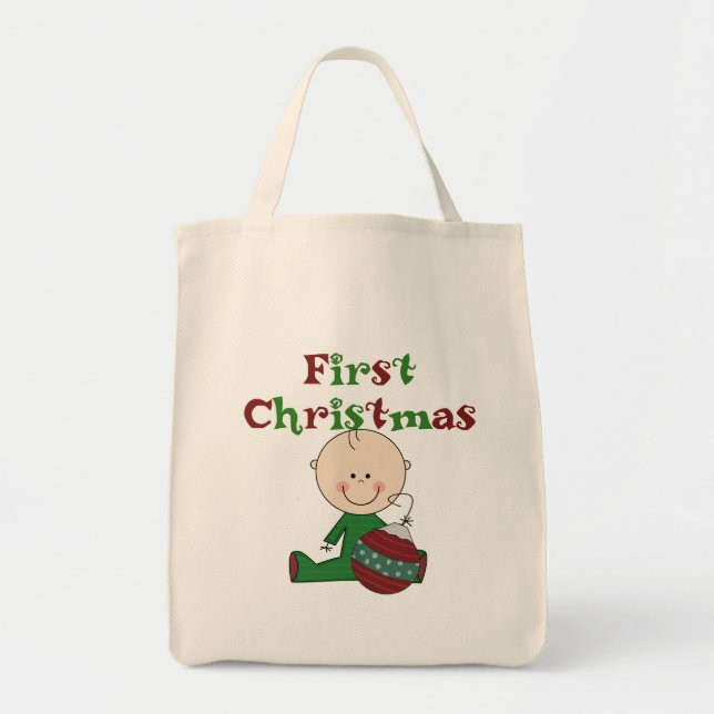 Bolsa Tote Garoto Primeiro Saco de Natal (Frente)
