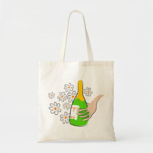 Bolsa Tote garrafa de vinho