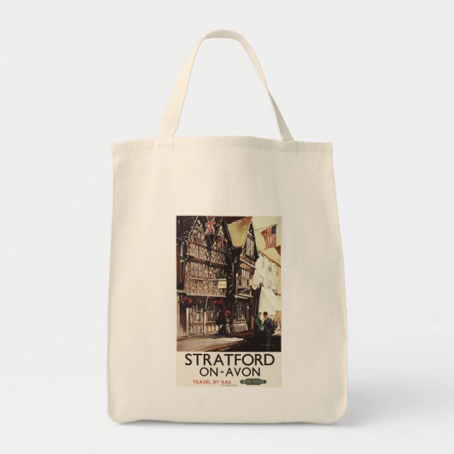Bolsa Tote Garrick Inn e Harvard House Rail Poster (Frente)