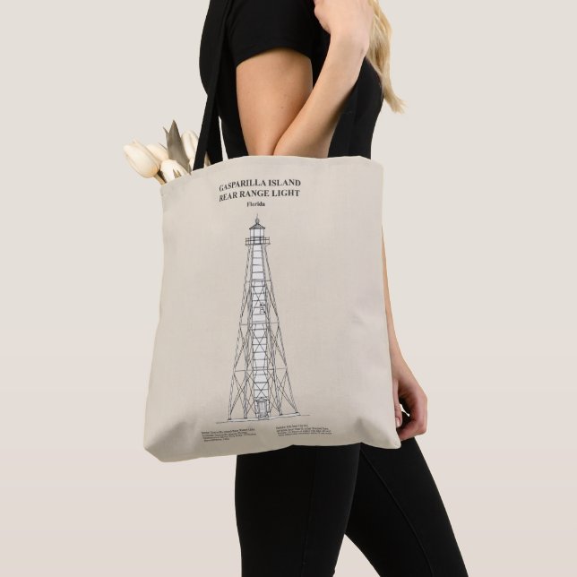Bolsa Tote Gasparilla Island Rear Range Light - Florida - SBD (Close Up)