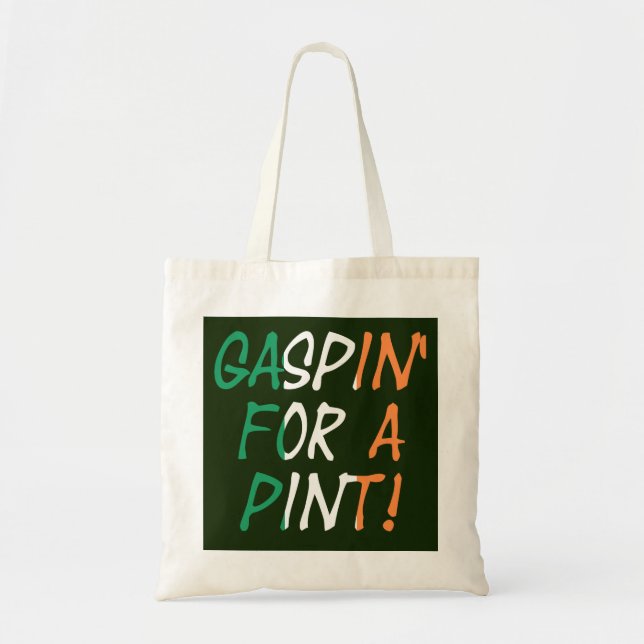 Bolsa Tote Gaspin Para Um Pint Btcn (Frente)