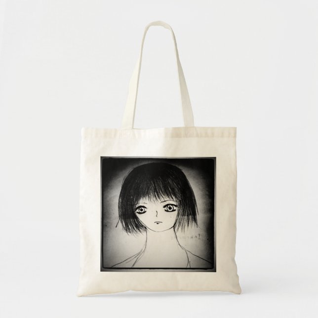 Bolsa Tote gata de anime fofa yaei (Frente)