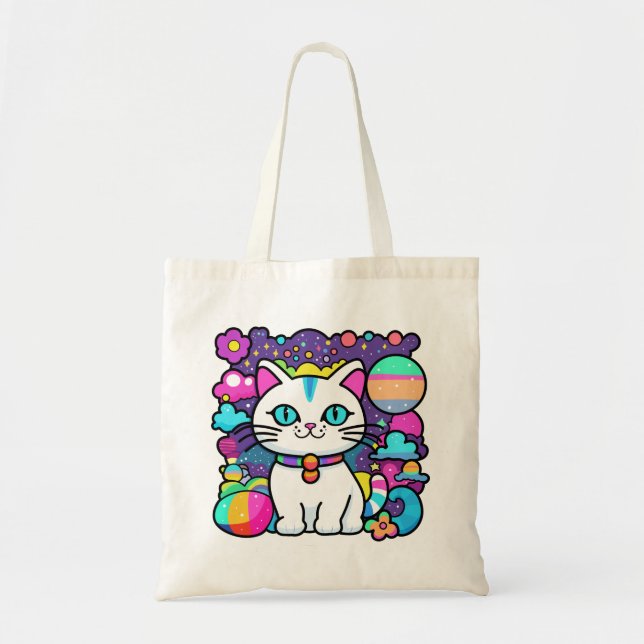 Bolsa Tote Gatinho Cósmico Kitty  (Frente)