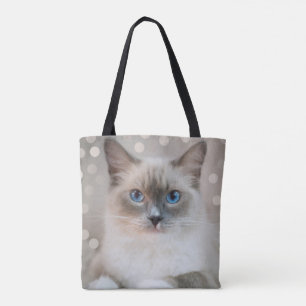 Bolsa Tote Gatinho de pelúcia elegante fofo