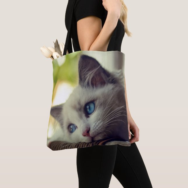 Bolsa Tote Gatinho de Ragdoll (Close Up)