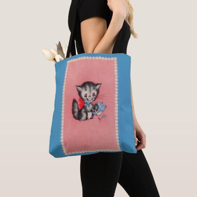 Bolsa Tote gatinho doce (Close Up)