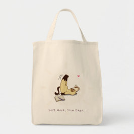 Bolsa Tote Gatinho Fofo Manhã Aconchegante