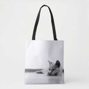 Bolsa Tote Gatinho Gatinho Gelado Escocês Super Bonito