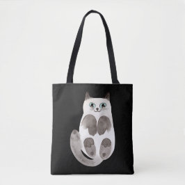 Bolsa Tote Gatinho Gato - Amante de os animais Russo de Anima