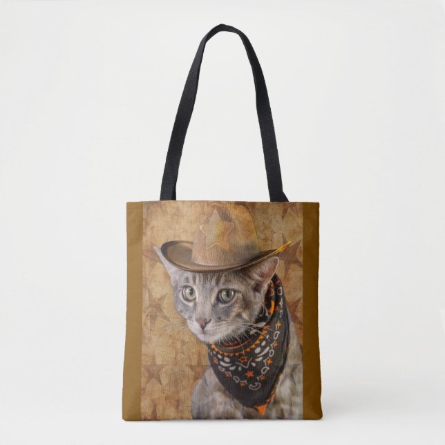 Bolsa Tote Gatinho Oeste Selvagem (Frente)