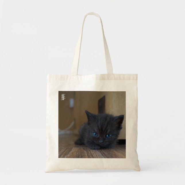 Bolsa Tote Gatinho Preto (Frente)