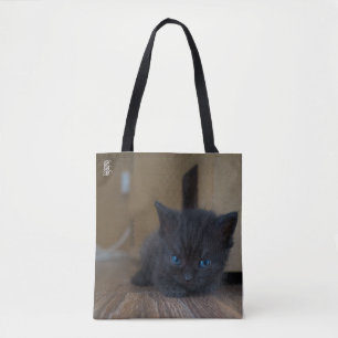 Bolsa Tote Gatinho Preto