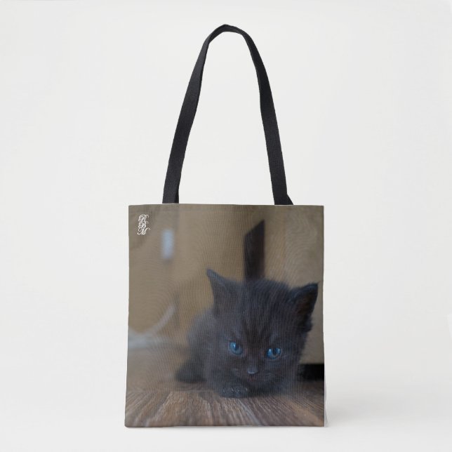 Bolsa Tote Gatinho Preto (Frente)