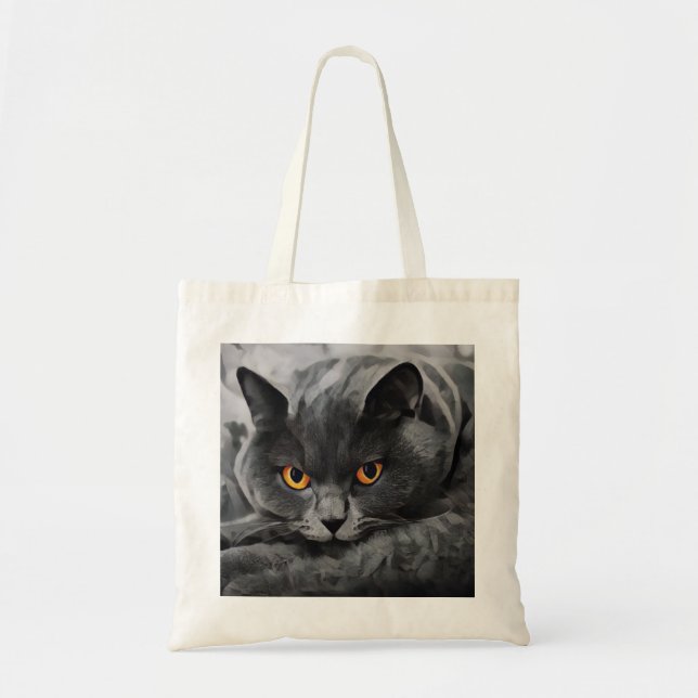 Bolsa Tote Gatinho Shorthair Britânico (Frente)
