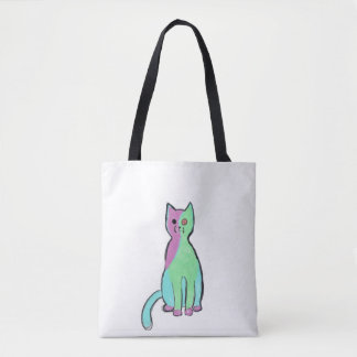 Bolsa Tote Gatinho Stitch