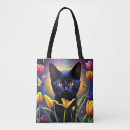 Bolsa Tote Gatinho Tulip