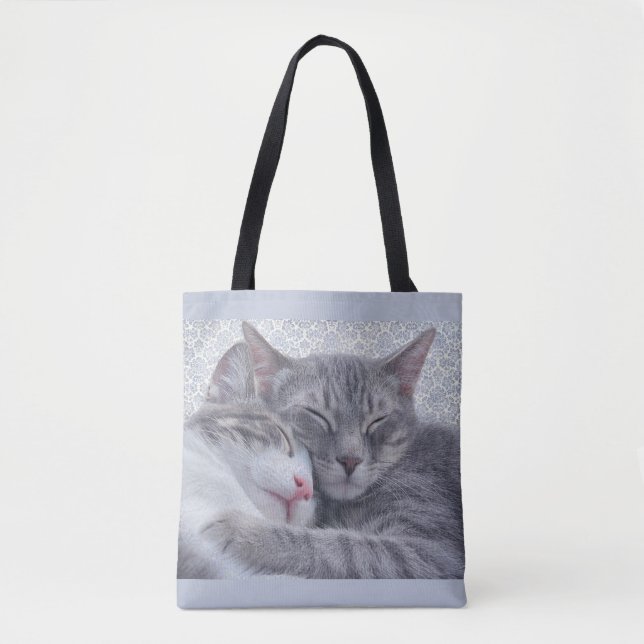Bolsa Tote Gatinho vintage (Frente)