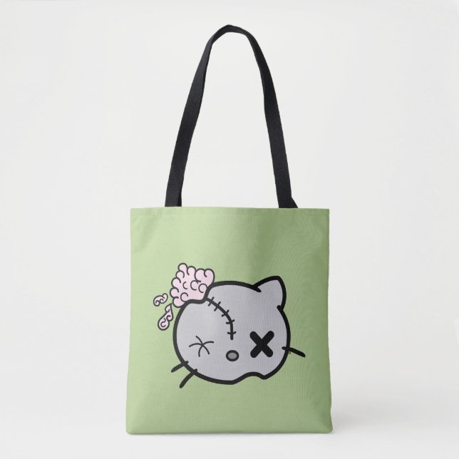 Bolsa Tote Gatinho Zombie (Frente)