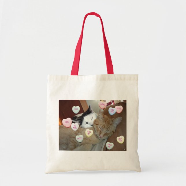 Bolsa Tote Gatinhos dias de os namorados (Frente)