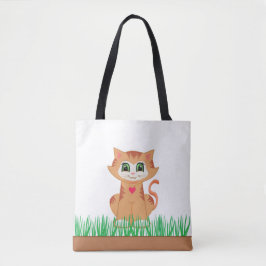 Bolsa Tote Gatinhos e Grãos, Gatinhos