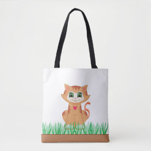 Bolsa Tote Gatinhos e Grãos, Gatinhos