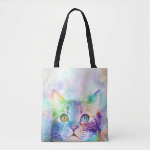 Bolsa Tote gato 663 multicolor