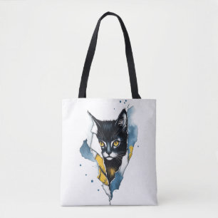 Bolsa Tote Gato Adorável: Um Design Puro de Cuteness 🐾 ✨