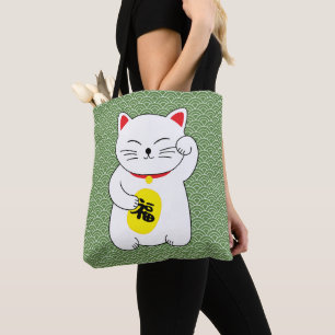 Bolsa Tote Gato afortunado de Maneki Neko