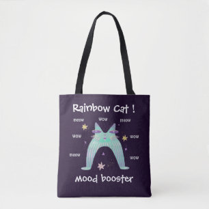 Bolsa Tote Gato bonitinho de reforço do humor