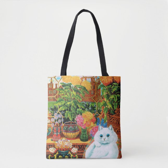 Bolsa Tote Gato Botânico, Louis Wain (Frente)