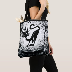 Bolsa Tote Gato Bruxo