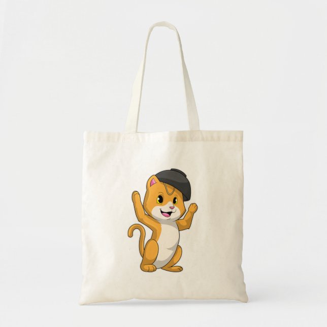Bolsa Tote Gato com Ramen Bowl (Frente)