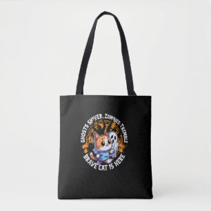 Bolsa Tote Gato Corajoso Engraçado Caminhando Espantalho Que