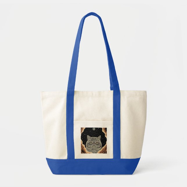 Bolsa Tote Gato Cósmico (Frente)