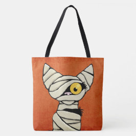 Bolsa Tote Gato da mamã do Dia das Bruxas
