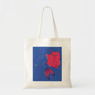 Bolsa Tote Gato da sereia