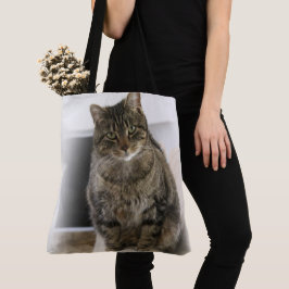 Bolsa Tote Gato de alimentação