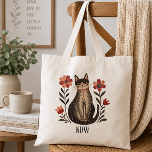 Bolsa Tote Gato de Arte Popular