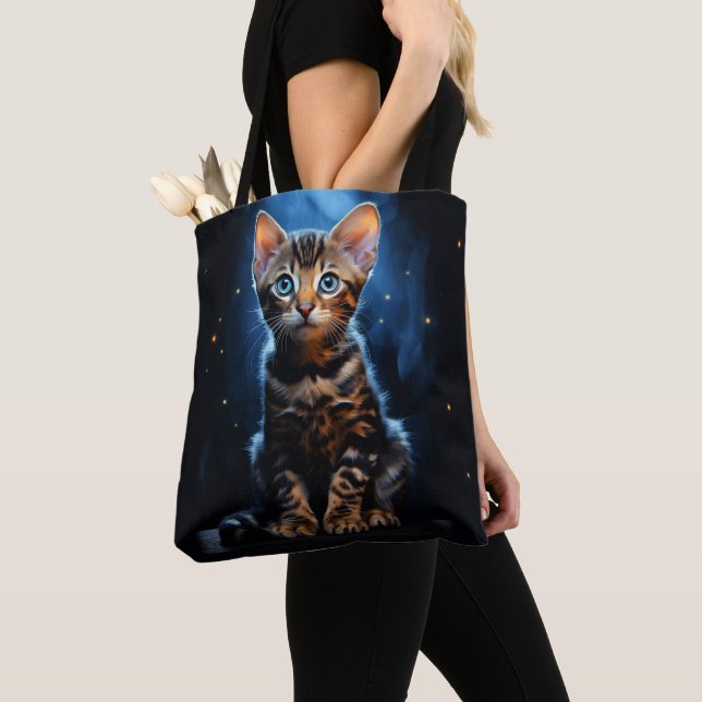 Bolsa Tote Gato de Bengala (Close Up)