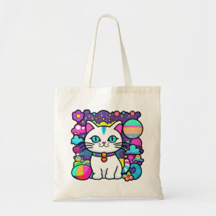 Bolsa Tote Gato de Gatinho Cósmico