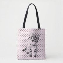 Gato de gato bonito | impressão em cor-de-rosa