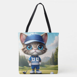 Bolsa Tote Gato de Golfe