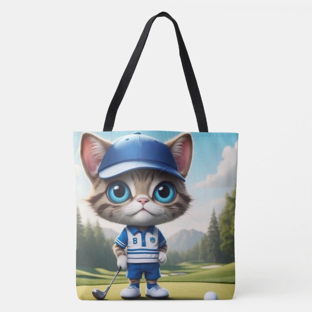 Bolsa Tote Gato de Golfe (Frente)