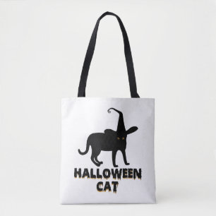 Bolsa Tote Gato de Halloween