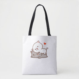 Bolsa Tote Gato de Pêssego de Mochi Cugado